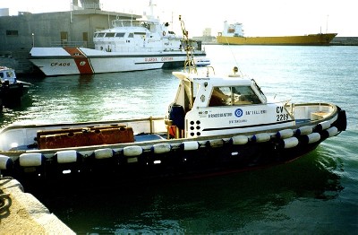Cencelle - Motobarca da traffico - Mezzi - Gruppo Ormeggiatori e Barcaioli del Porto di Civitavecchia